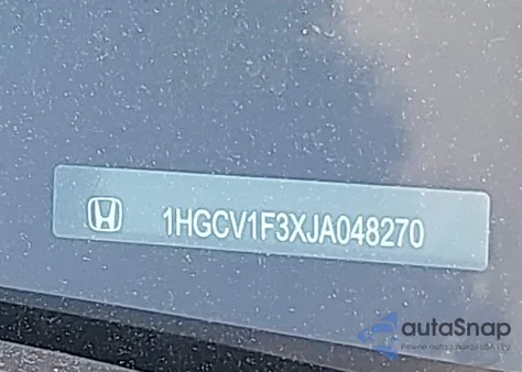 2018 Honda Accord Sport from USA, damaged, VIN 1HGCV1F3XJA048270